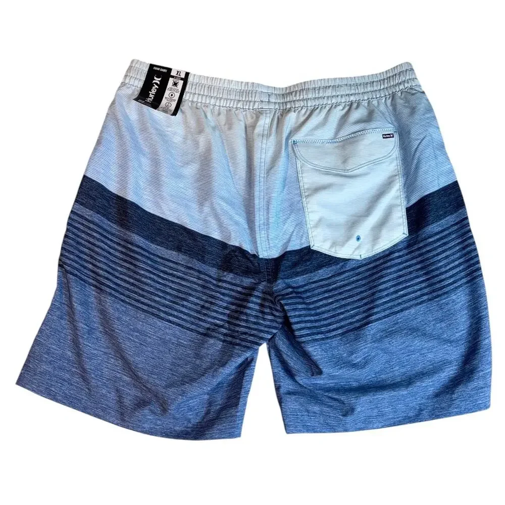 HURLEY EPIC OMBRÉ VOLLEY SWIM SHORTS BOARDSHORTS MESH LINER UPF 50+ SIZE XL NWT